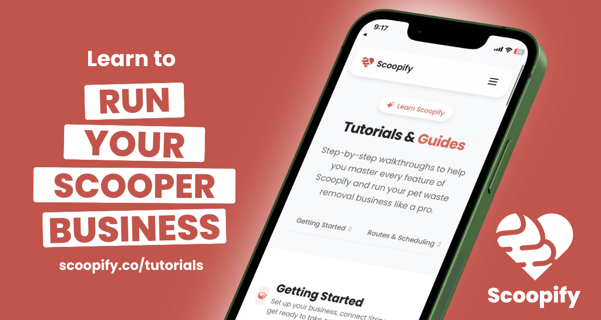 Scoopify Tutorials | Learn to Run Your Pet Waste Business